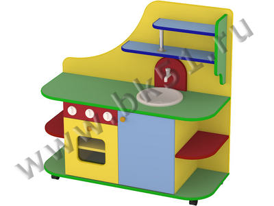 М-716 	Кухня игровая на колесах «Мария»