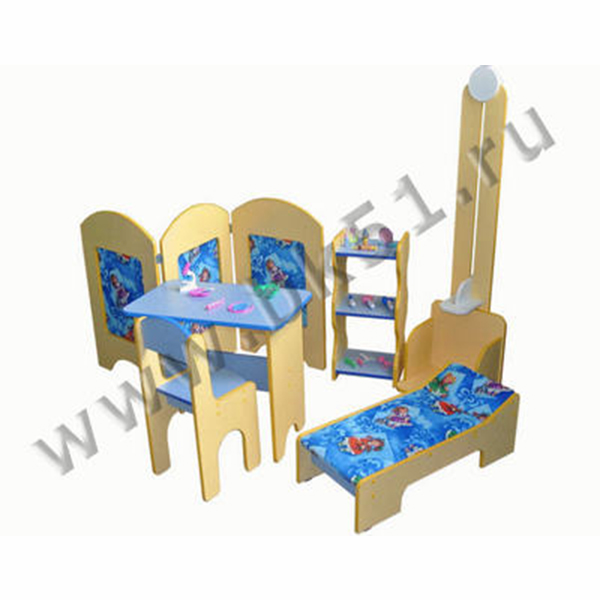 М-7 	Комплект игровой мебели «Поликлиника» (6 предметов)