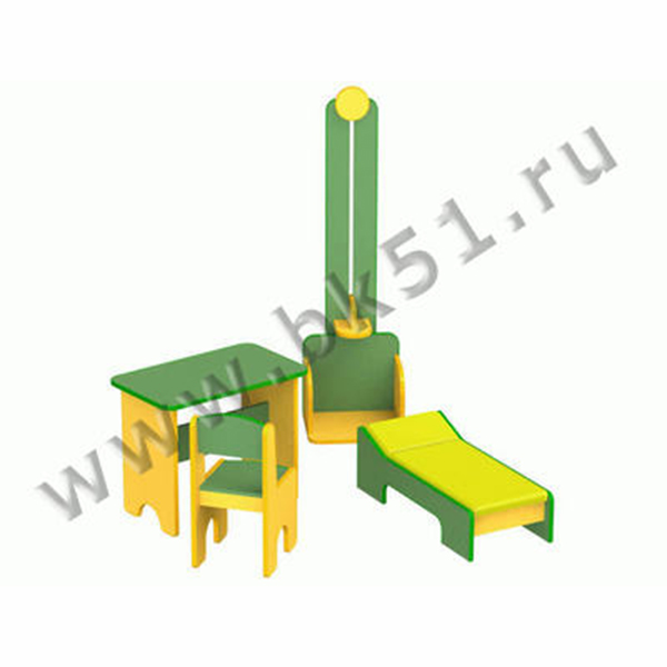 М-452 	Комплект игровой мебели «Поликлиника» (4 предмета)