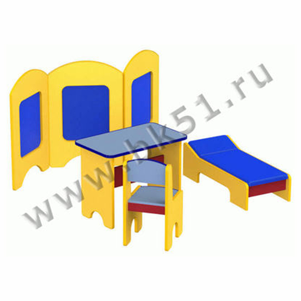 М-453 	Комплект игровой мебели «Поликлиника» (4 предмета)