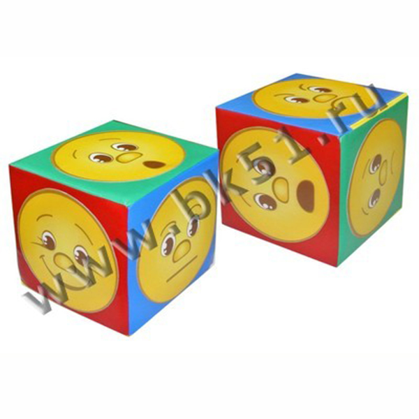 Б-720-1 Куб дидактический «Эмоции», цветной