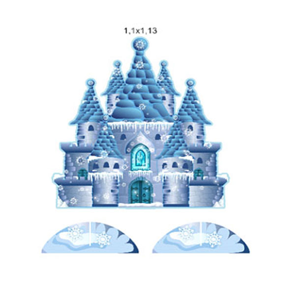Декорация "Ледяной замок"