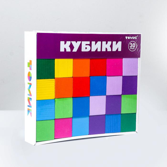 И-15-1 	Кубики цветные, 30 шт